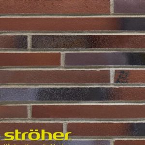 Клинкерная плитка Stroeher RIEGEL 50 455-braun-blau ригель 490*40*14 мм