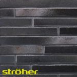Клинкерная плитка Stroeher RIEGEL 50 456-schwarz-blau ригель 490*40*14 мм