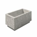 Цветочница бетонная ВЫБОР ЦВ-2 400*800*400 С пигментом Гранит