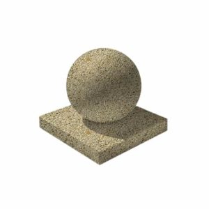 Ландшафтный элемент ВЫБОР ШАР-1 d=600 Медовый Мытый бетон