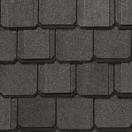Гибкая черепица CertainTeed Grand Manor Black Pearl Гибкая черепица GRANDMANOR Black Pear