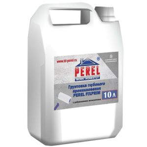 Грунтовка глубокого проникновения Perel Fixprim, 10 л