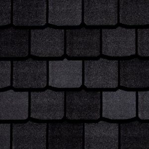 Гибкая черепица CertainTeed HIGHLANDSLATE Black Granite
