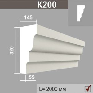 Карниз Джем Декор К200