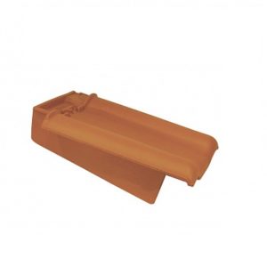 Керамическая черепица боковая левая Koramic Alegra 10 Natural Red