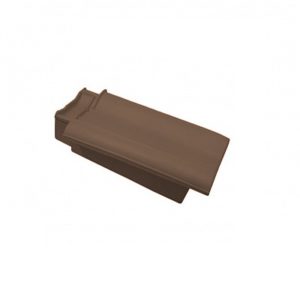 Керамическая черепица боковая левая Koramic Alegra 12 Dark Brown