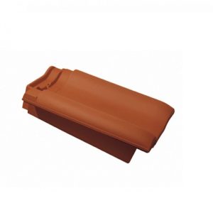 Керамическая черепица боковая левая Koramic Alegra 15 Natural Red