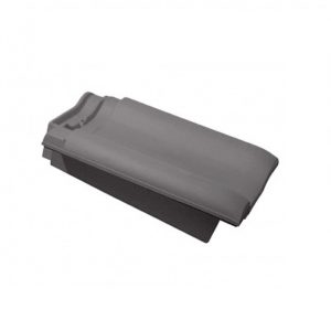 Керамическая черепица боковая левая Koramic Alegra 15 Noble Dark Grey