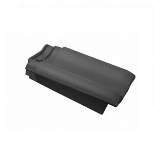Керамическая черепица боковая левая Koramic Alegra 15 Noble Deep Black