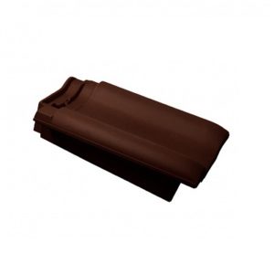 Керамическая черепица боковая левая Koramic Alegra 15 Walnut
