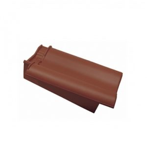 Керамическая черепица боковая левая Koramic Alegra 8 Copper Brown