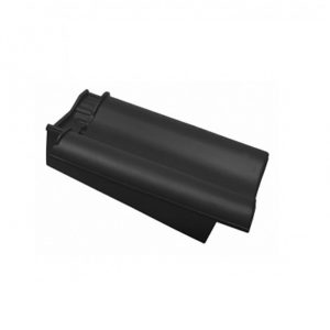 Керамическая черепица боковая левая Koramic Alegra 8 Deep Black