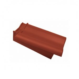 Керамическая черепица боковая левая Koramic Alegra 8 Noble Chestnut