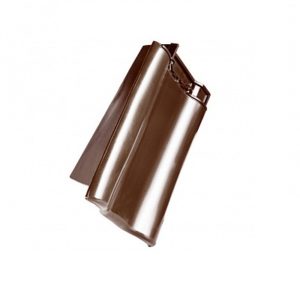 Керамическая черепица боковая левая Koramic Alegra 9 Dark Brown