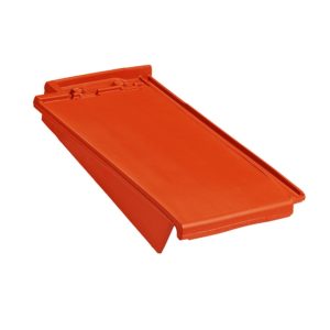 Керамическая черепица боковая левая Koramic Plano 11 Red Engobe