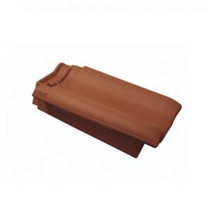 Керамическая черепица боковая левая Koramic Universo 14 Copper Brown