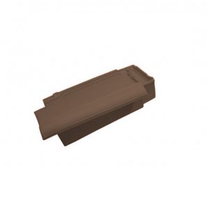 Керамическая черепица боковая правая Koramic Alegra 12 Dark Brown