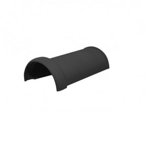 Керамическая черепица коньковая Koramic Alegra 10 Noble Black