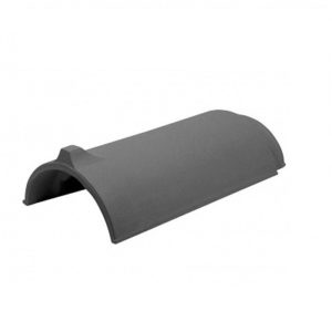 Керамическая черепица коньковая Koramic Alegra 15 Anthracite