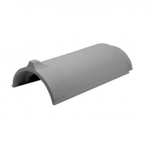 Керамическая черепица коньковая Koramic Alegra 15 Noble Dark Grey