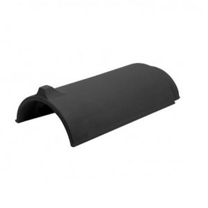 Керамическая черепица коньковая Koramic Alegra 15 Noble Deep Black