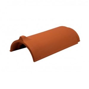 Керамическая черепица коньковая Koramic Alegra 15 Red Engobe