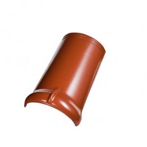 Керамическая черепица коньковая Koramic Alegra 9 Noble Brick-Red