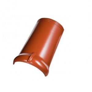 Керамическая черепица коньковая Koramic Alegra 9 Red Engobe