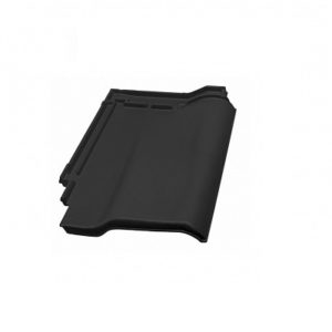 Керамическая черепица вентиляционная Koramic Alegra 8 Deep Black