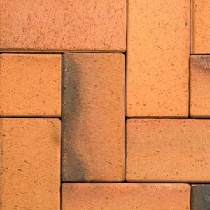 Клинкерная тротуарная брусчатка ABC Antik gelb-Kohlebrand, 200х100х52 мм