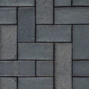 Клинкерная тротуарная брусчатка ABC Berlin blau-anthrazit, 200х100х52 мм