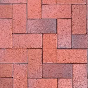 Клинкерная тротуарная брусчатка ABC Eisenschmelz-bunt-geflammt, 200х100х52 мм