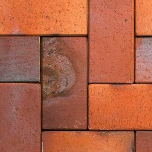 Клинкерная тротуарная брусчатка ABC Ember orange-gelb-Kohlebrand, 200х118х52 мм