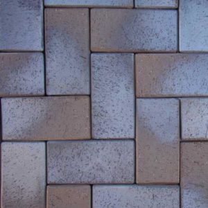 Клинкерная тротуарная брусчатка ABC Lubeck braun-blau-geflammt, 200х100х52 мм
