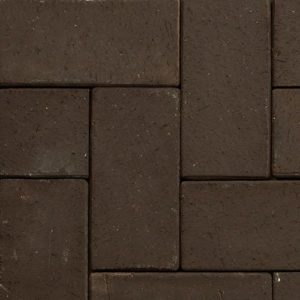 Клинкерная тротуарная брусчатка ABC Schieferschwarz, 200х100х45 мм