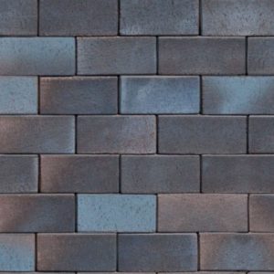 Клинкерная тротуарная брусчатка ABC Wismar blau-braun-bunt, 200х100х45 мм
