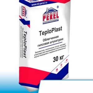 Штукатурка гипсовая облегченная Perel TeploPlast, белая, 30 кг