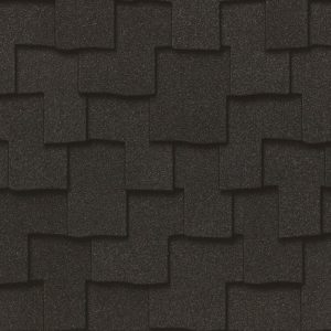 Гибкая черепица CertainTeed Presidential Shake Charcoal Black