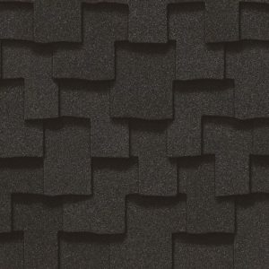 Гибкая черепица CertainTeed Presidential Shake TL Charcoal Black