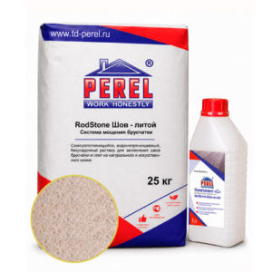 Perel «RodStone Шов-литой», бежевый, 25 кг + компонент “C”