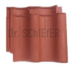 Керамическая рядовая черепица Meyer-Holsen Zwilling натуральный красный