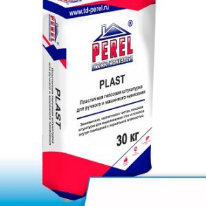 Штукатурка гипсовая облегченная Perel Plast, белая, 30 кг
